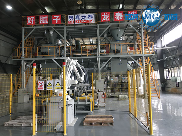 膩子粉自動混合生產線 膩子粉自動混合生產線