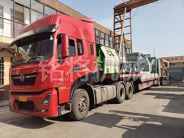 四立方主機，時產15噸生產線，發往江蘇連云港